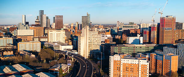 istock Manchester city skyline in the morning. 2207919663