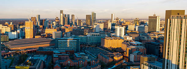 istock Manchester Aerial  Panorama from New Islington 2207919668