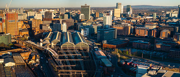 istock Manchester Cityscape in the morning 2207919804
