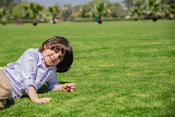Baby goes out and walk on his own and experience the garden for the first time.