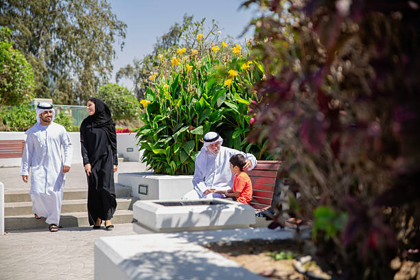 istock Multi Generation Arab Family Enjoying at Park 2207921744