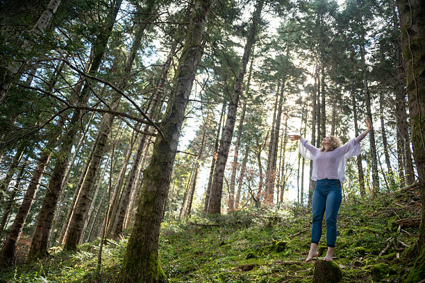 istock Woman embracing the nature 2207922790