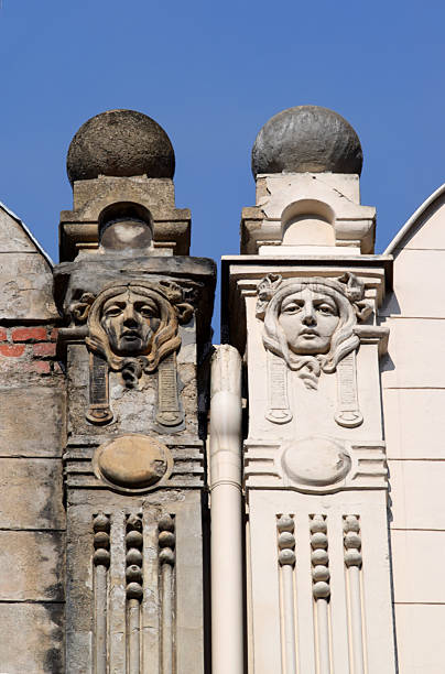 istock Twin Reliefs of Women’s Faces – Restored vs. Decayed 2207924026