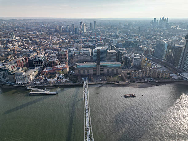 istock Towards the Tate over Millennium Bridge London UK 2207937703