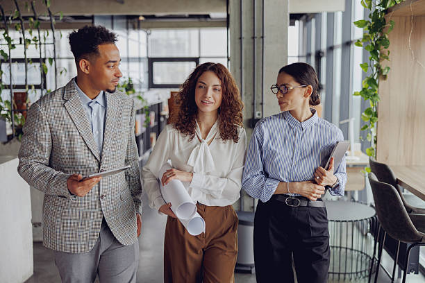 istock Effective Collaboration of Business Teams in the Modern Professional Workspace Environment 2207943836