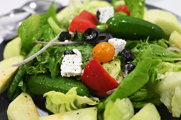 Homemade healthy salad
