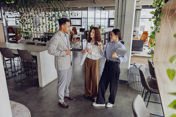 istock The Importance of Team Collaboration in a Modern Office Environment and Space Design Trends 2207947587