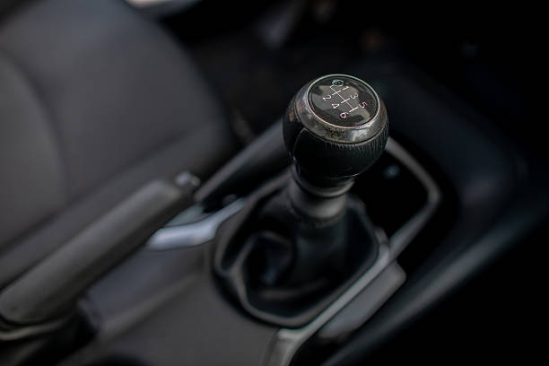 istock The Manual Gear Shift is an essential component found within a Modern Vehicle Interior 2207951190