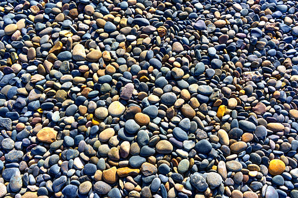 above view of rocks on the Oregon coastline