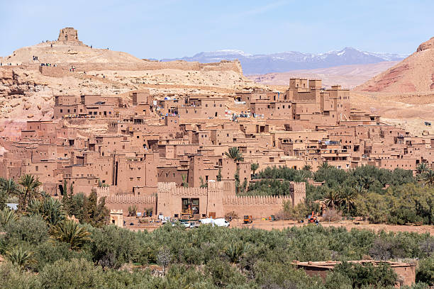 View of Ait-Ben-Haddou in Morocco