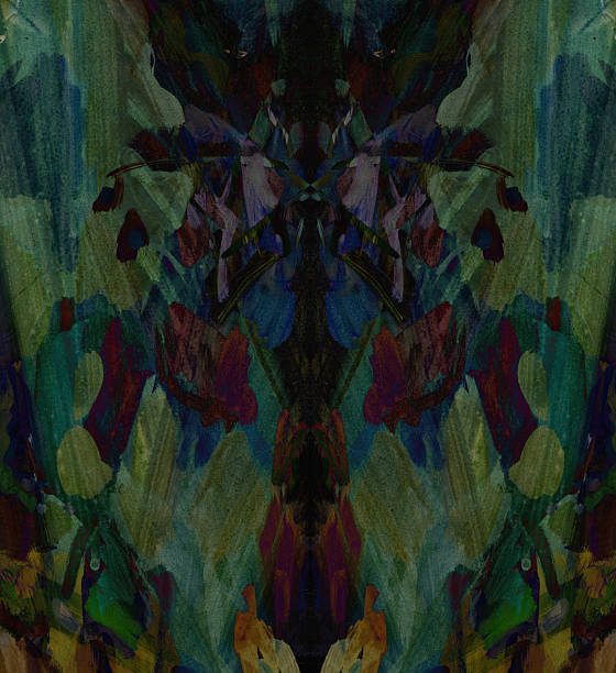istock Expression of painting color and brushstroke. Abstract illustration for background 2207958117