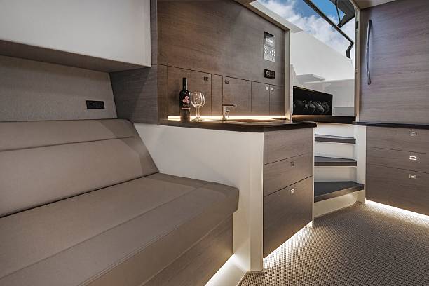 istock Shipbuilding industry. Building a yacht. 2207958235