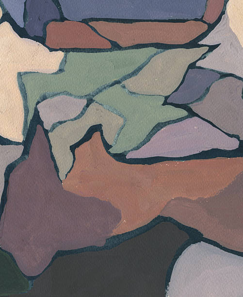 istock Expression of painting color and brushstroke. Abstract illustration for background 2207959650