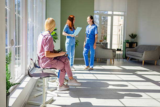 istock Young healthcare professionals collaborating in a modern hospital setting while discussing patient care and planning 2207962584