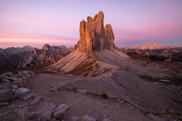 istock Alpenglow on Tre Cime di Lavaredo, Dolomites, Italy 2207999922