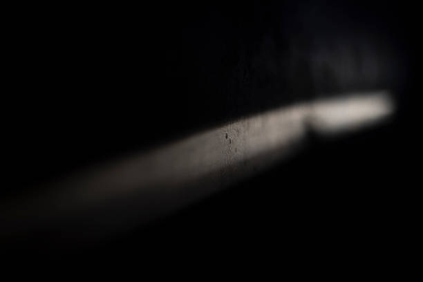 istock Line of light on the wall. Beam on the surface. Light and shadow. 2208017584
