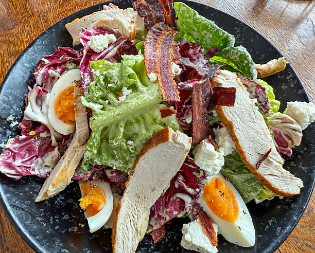 istock View from above of healthy Cobb Salad 2208020131
