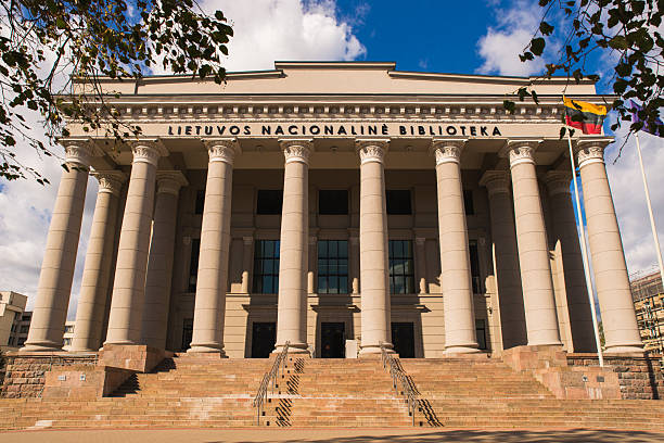istock National Library Building Facade in Vilnius 2208021966