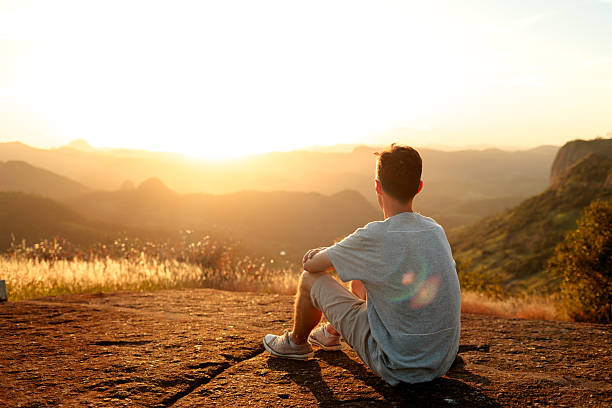 istock Travel, Reflection, and Nature Connection at Sunset 2208023409