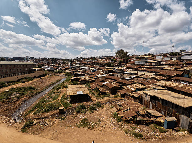 many poor houses in slums with high population density. The concept of poverty in third World countries. There are many poor houses in slums with high population density. The concept of poverty in third World countries. poverty mexico environment slum stock pictures, royalty-free photos & images
