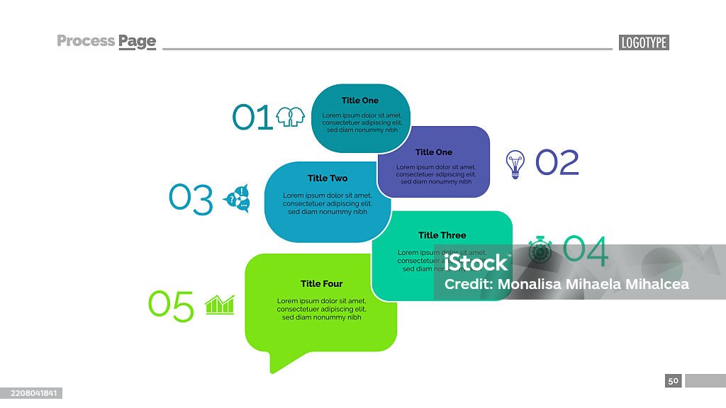 Option Chart With Five Elements Template Stock Illustration - Download ...