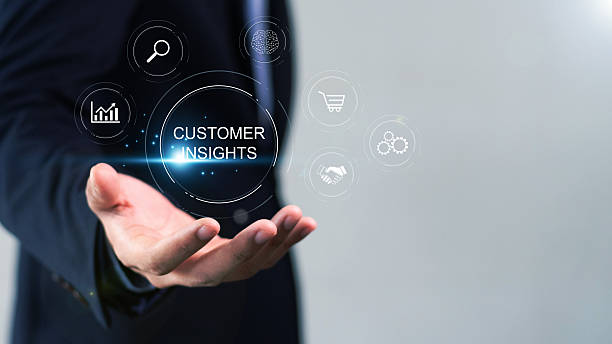 istock Customer insight marketing concept. Deep understanding of customers, behaviors and needs. Using customer insight to build strong customer relationship and increase loyalty. 2208044816