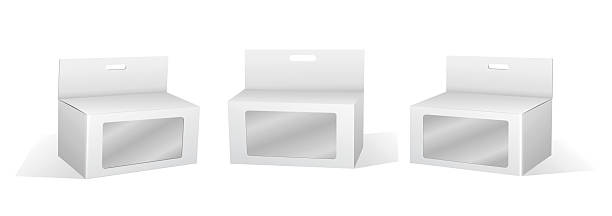 istock Set illustration of Super Realistic White Box Mockup Design isolated 2208045315