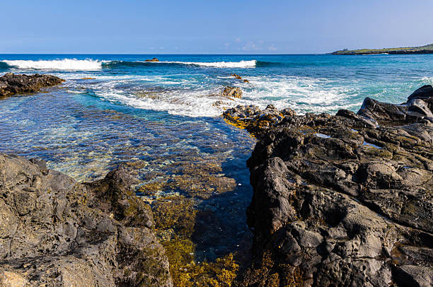 istock Tide Pools on The Volcanic Shoreline Below The Ironwood Cliffs, 2208048356