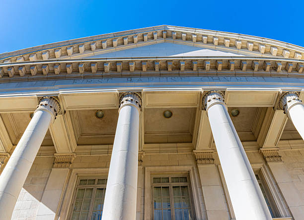 istock The First Baptist Church in The Downtown Historic District 2208048398