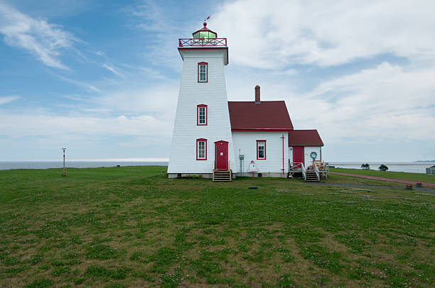 Wood Islands Lighthouse in Prince Edward Island, Canada.