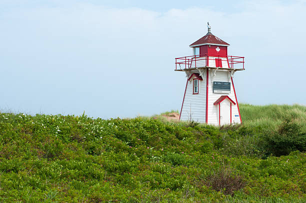 istock Covehead Harbour Lighthouse stands facing the ocean waters 2208051140
