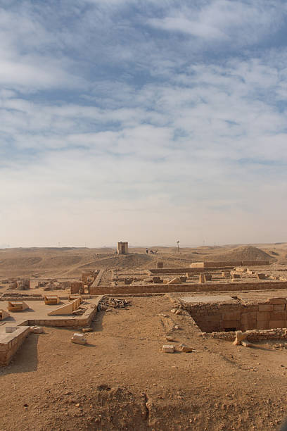 istock An Egyptian and camel at Pyramid Complex of Djoser 2208055703