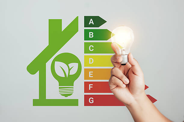 istock Energy-saving homes, energy efficiency concepts, eco-friendly home improvements, cost savings, low-energy eco-friendly homes, green handshake. 2208060218