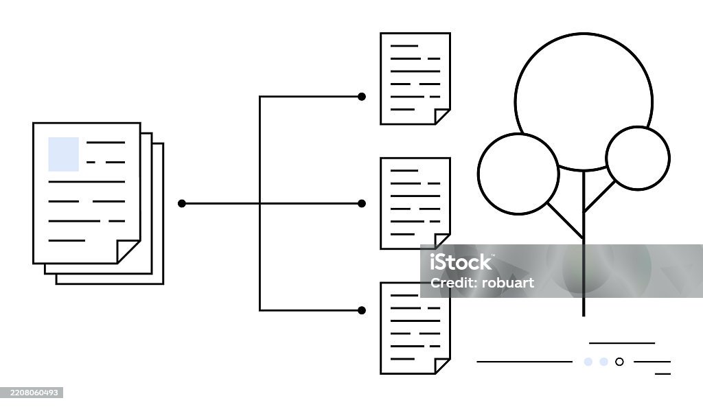 Document Management And Organization Process With Structured Tree ...
