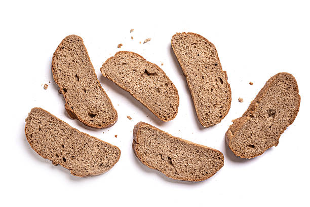 Slices of Sourdough Bread isolated