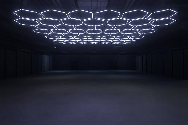 istock Empty hall exhibition centre.The backdrop for exhibition stands,booth,market,trade show.Conversation for activity,meeting.Arena for entertainment,event,sports.Indoor for Display,showroom.3d render. 2208068312