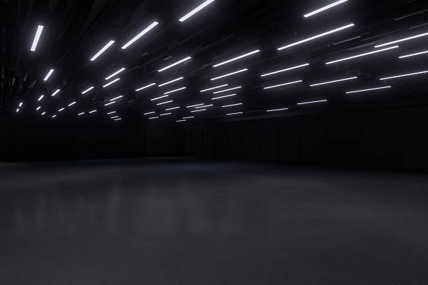 istock Empty hall exhibition centre.The backdrop for exhibition stands,booth,market,trade show.Conversation for activity,meeting.Arena for entertainment,event,sports.Indoor for Display,showroom.3d render. 2208069104