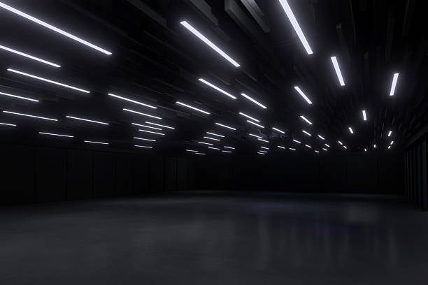 istock Empty hall exhibition centre.The backdrop for exhibition stands,booth,market,trade show.Conversation for activity,meeting.Arena for entertainment,event,sports.Indoor for Display,showroom.3d render. 2208069105