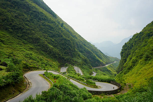 istock Winding Mountain Pass, No people - Ha Giang Loop, Vietnam 2208070538