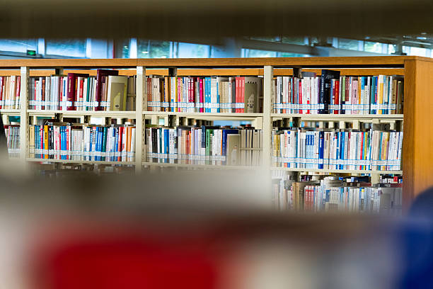 istock Many books on library book shelves 2208072620