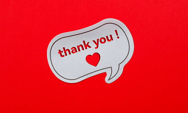 istock Speech bubble with thank you and heart shape 2208072888