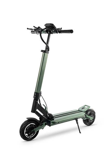 istock Modern Electric Scooter Isolated on White Background 2208074623