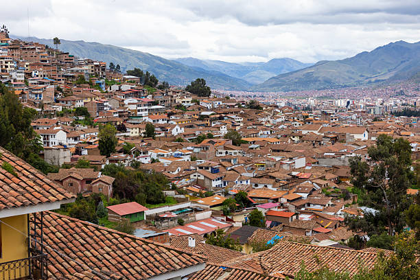 In Cusco, houses are built along the hillsides, offering stunning views of the valley below
