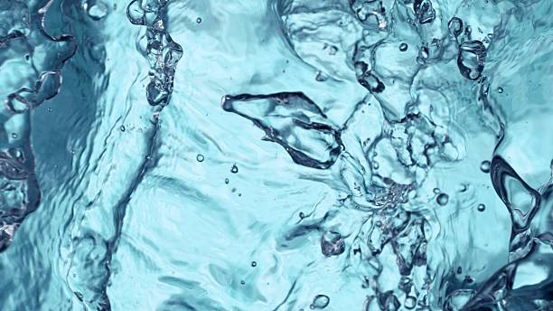 istock Texture of Splashing Water Surface, Overhead Shot. 2208077630