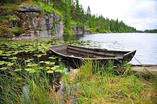 istock Rowboat on Norwegian Lake 2208080472