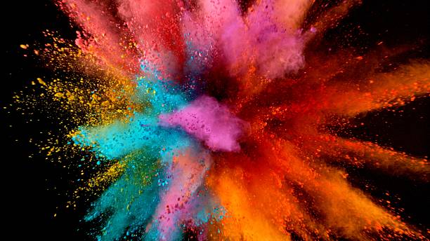 istock Freeze Motion of Colored Powder Explosion. 2208086864