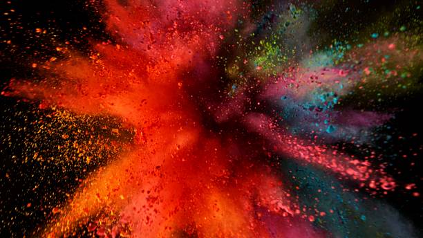 istock Freeze Motion of Colored Powder Explosion. 2208086878