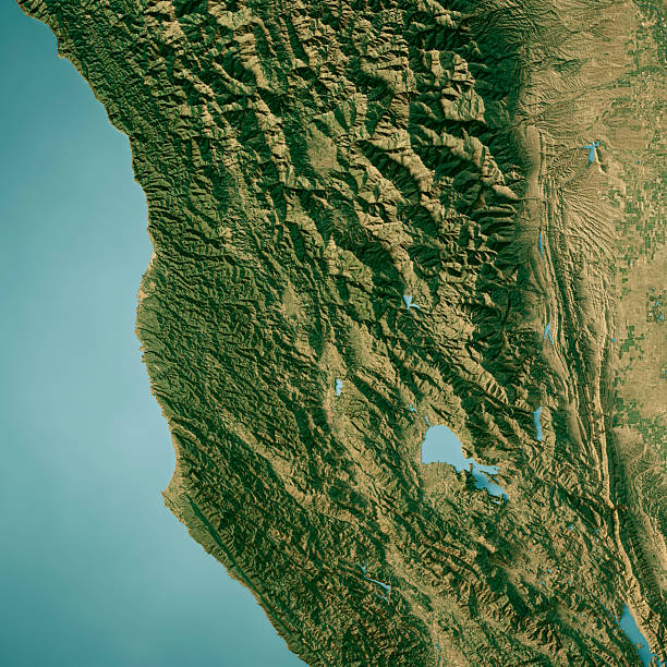 A grey 3d map of the USA with the state of Idaho highlighted in bright red and marked by a name flag.
