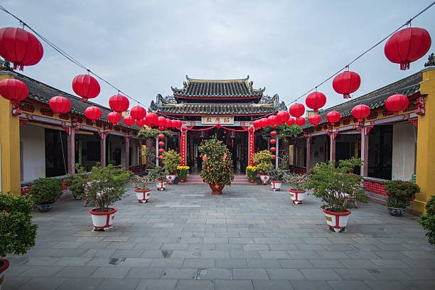 istock Experience stunning Traditional Chinese Architecture decorated with colorful lanterns Da Nang, Vietnam 2208098496
