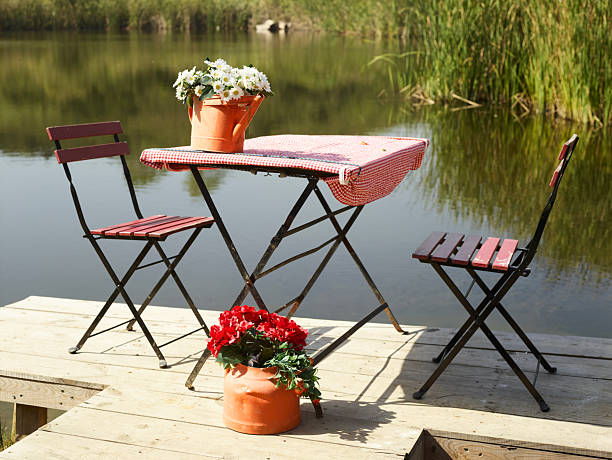 Poolside terrace